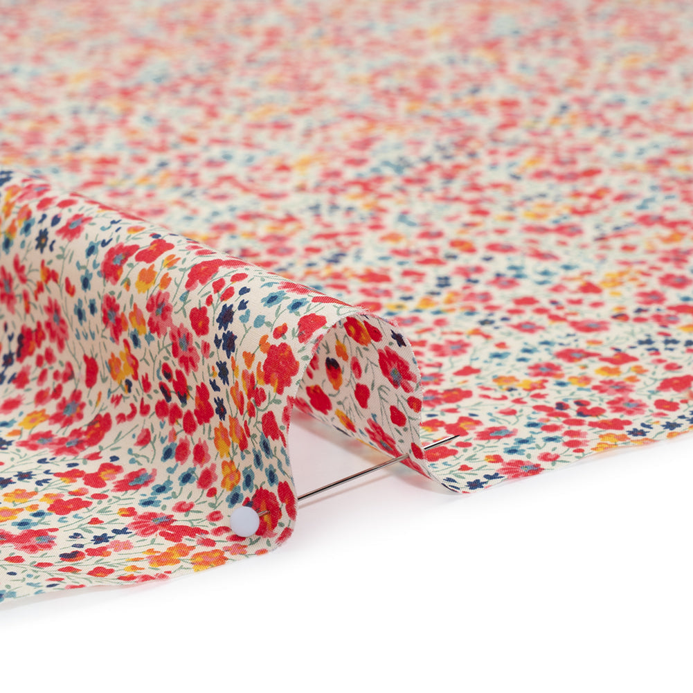Liberty London Phoebe Red Little Flowers Cotton Tana Lawn® 3m