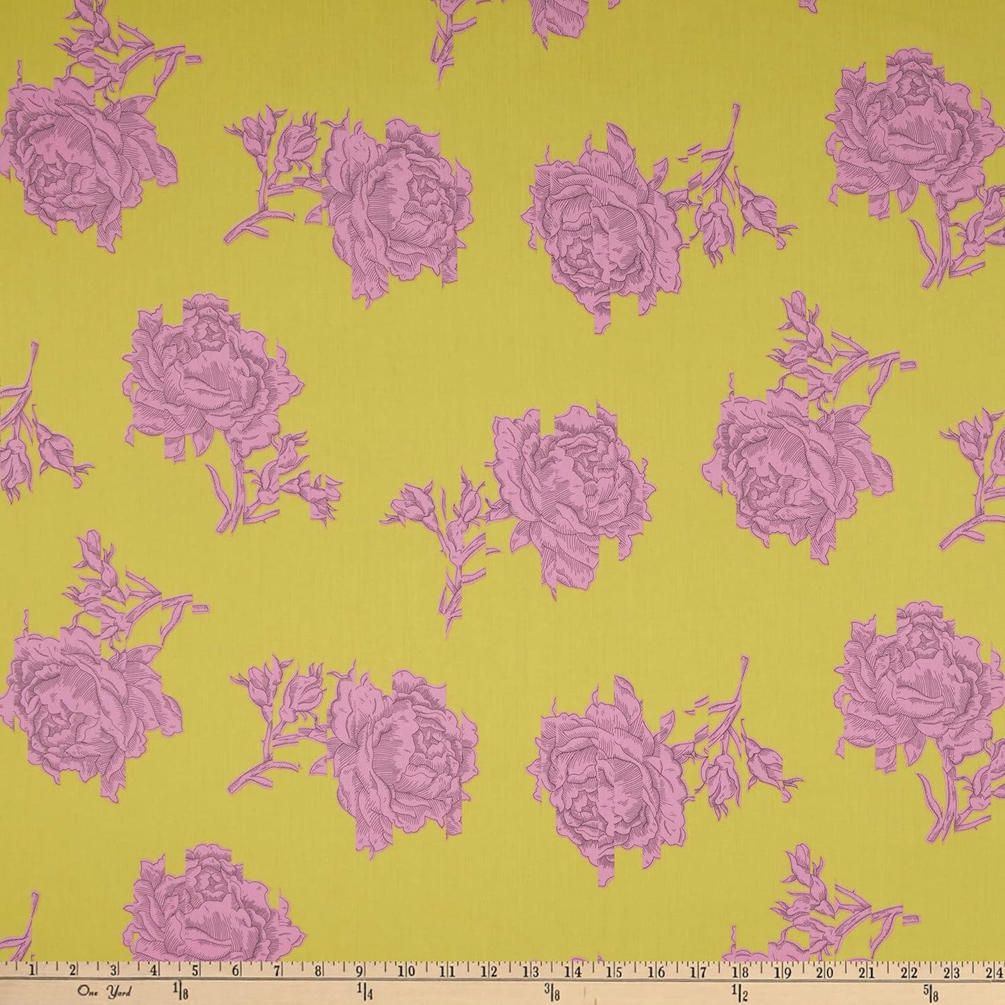 Liberty Fabrics: Shattered Story A (Yellow) Tana Lawn®