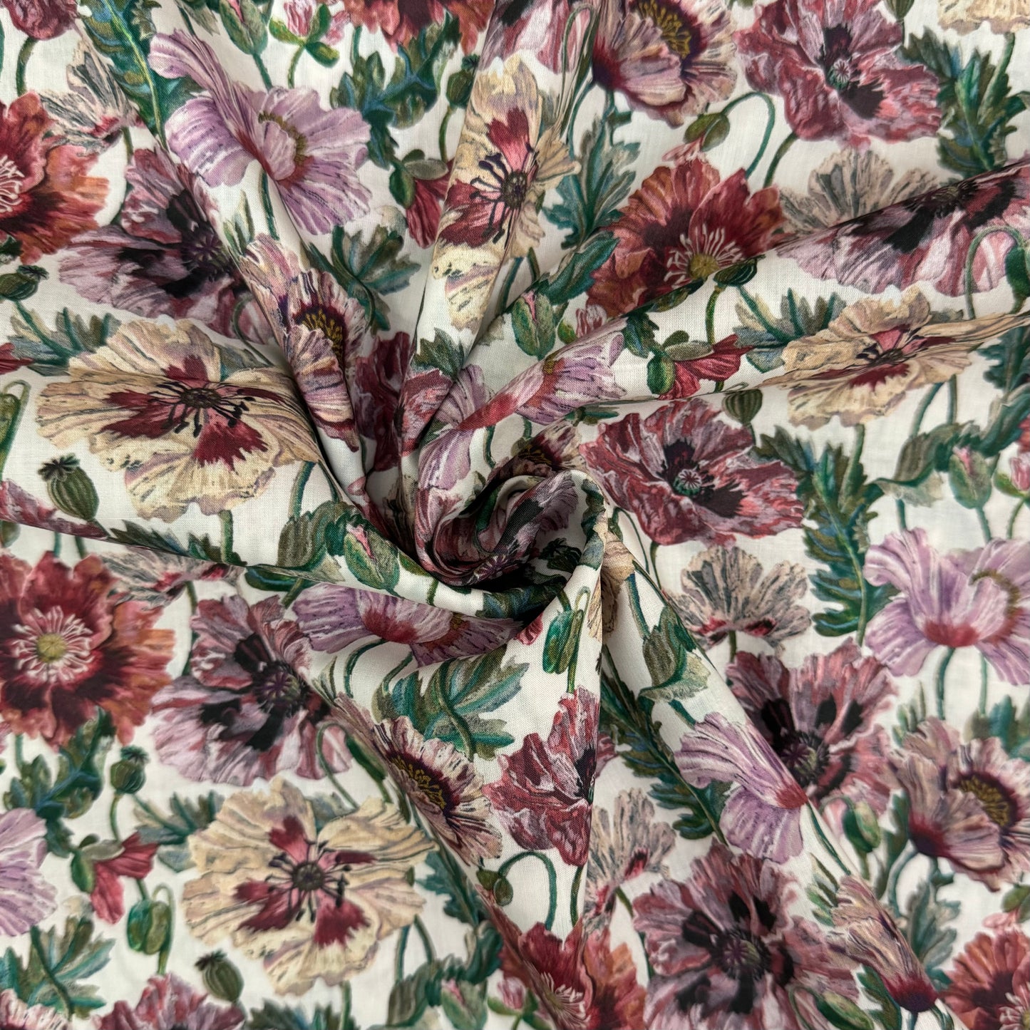 Liberty Fabrics Poppy Amelie C Tana Lawn Cotton