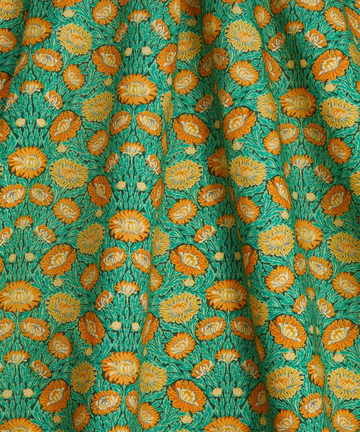 Liberty Fabrics Cynthia Nouveau green Tana Lawn Cotton