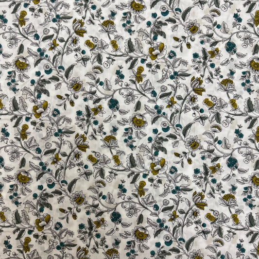 Liberty Fabrics Ornate Trail Piccadilly Cotton Tansn lawn 3m