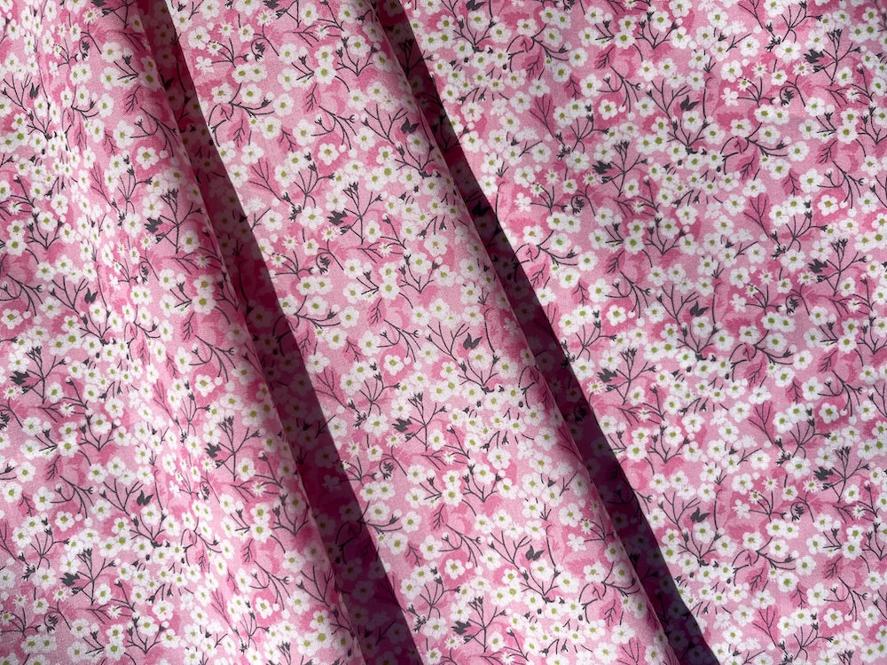 Liberty Fabric MITSI SWEET PINK