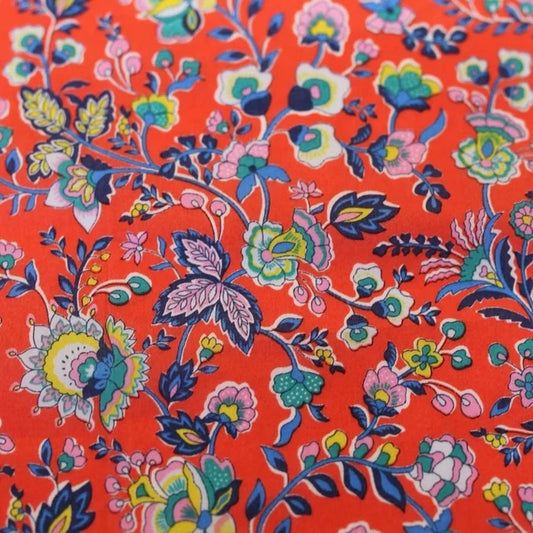 Liberty Fabric Tana Lawn Kazusa Orange