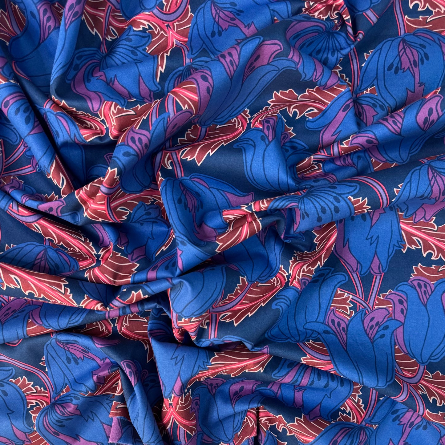 Liberty Fabric Evelyn Dawn Blue Cotton Tana Lawn® 3m