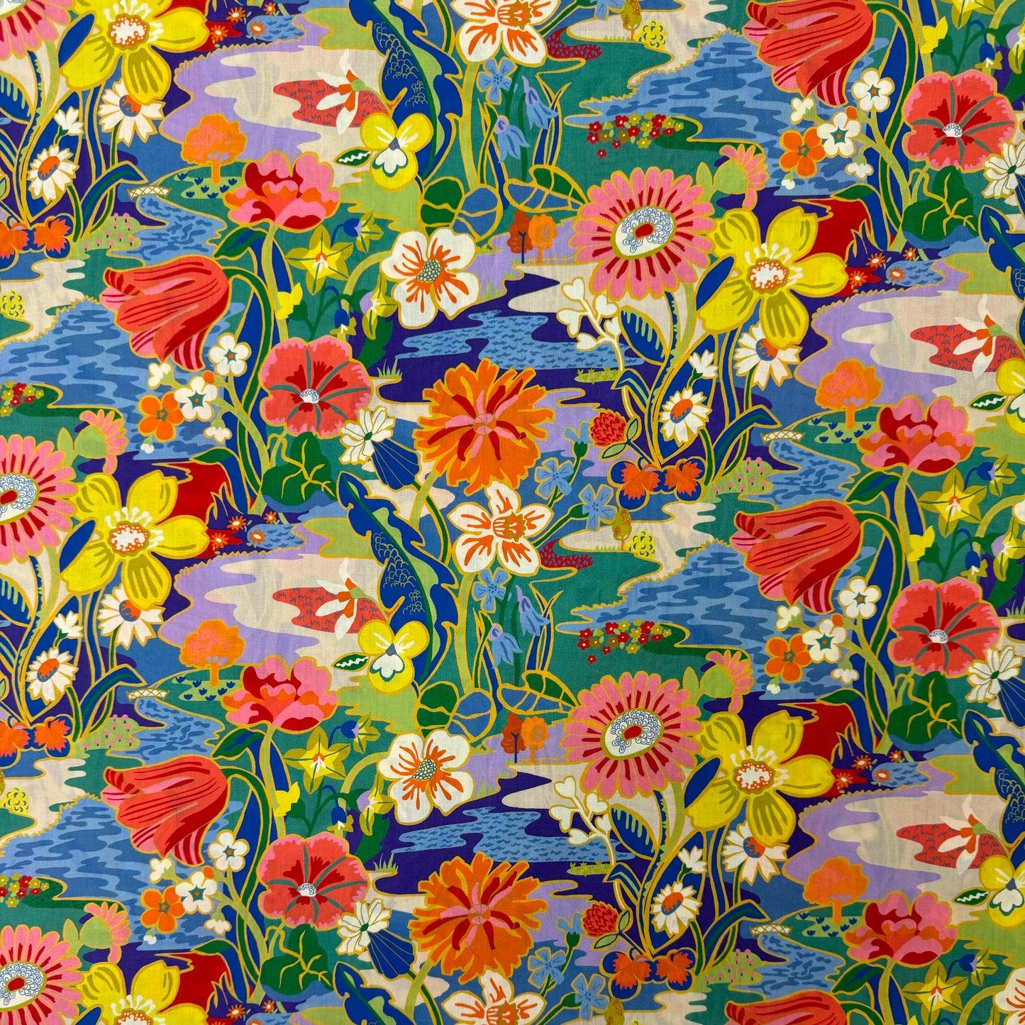 Liberty Fabrics Sunshine Meadow 3 Tana Lawn Cotton 3m