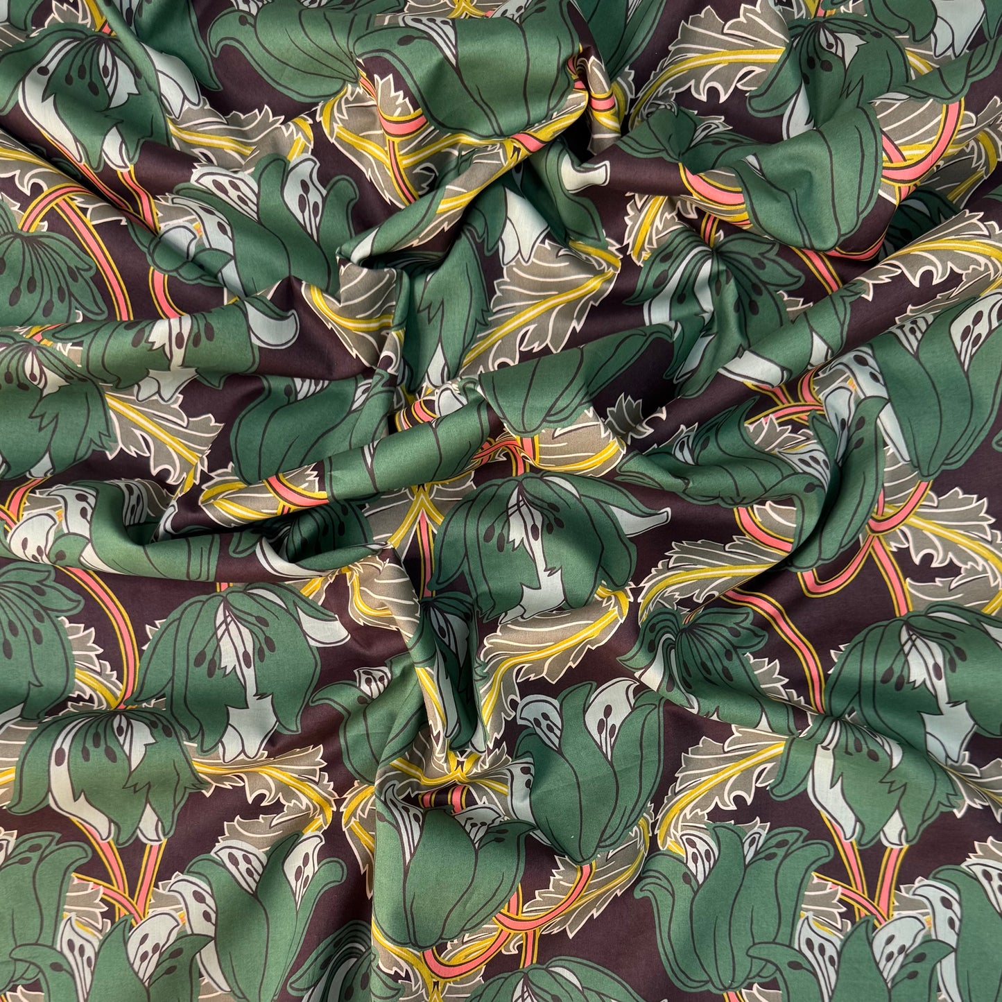 Liberty Fabric Evelyn Dawn Green  Cotton Tana Lawn® 3m