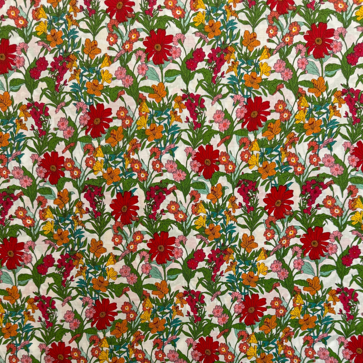 English Cotton Lawn Fabric 3m
