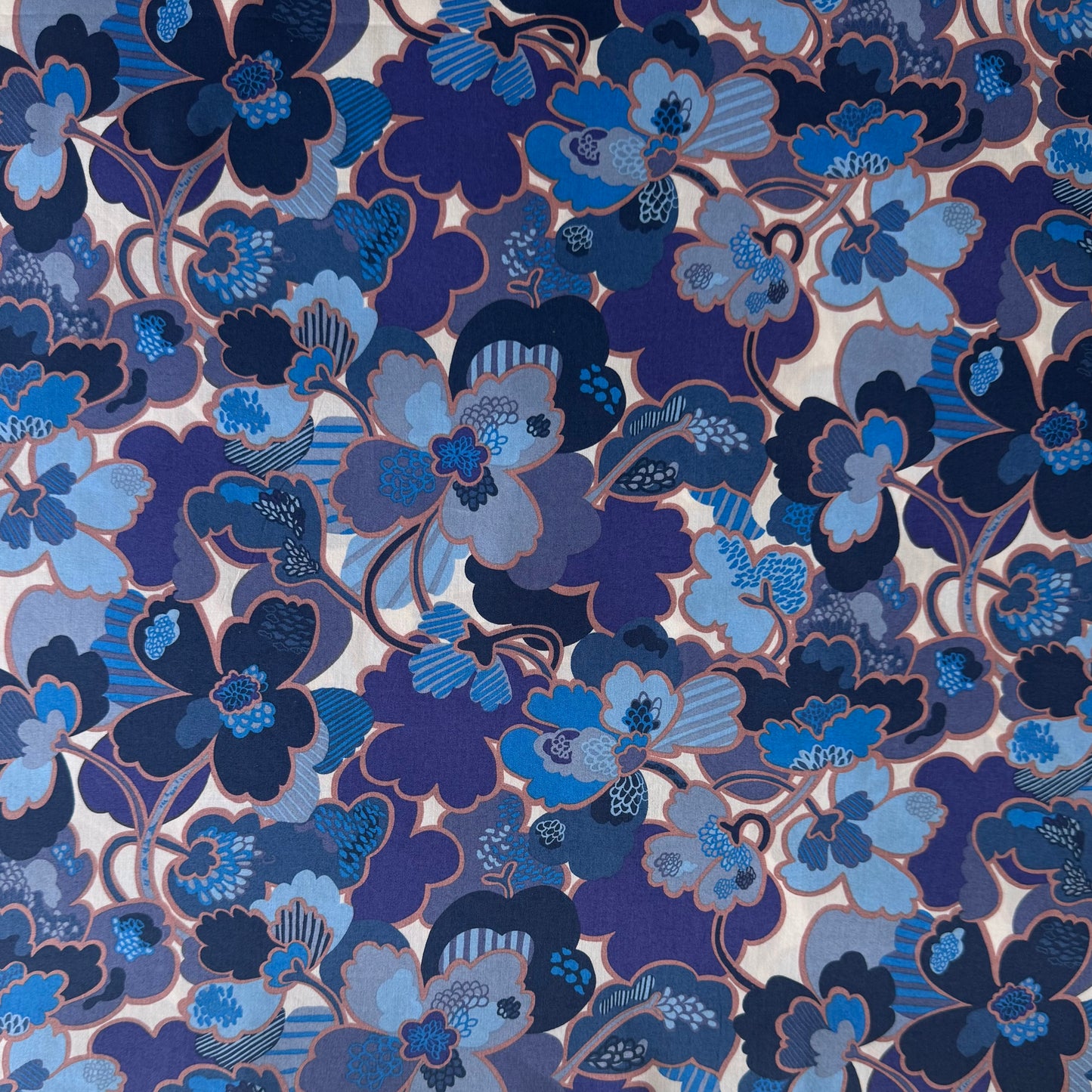 Liberty Fabrics Prospect Flower B Tana Lawn Cotton 3m