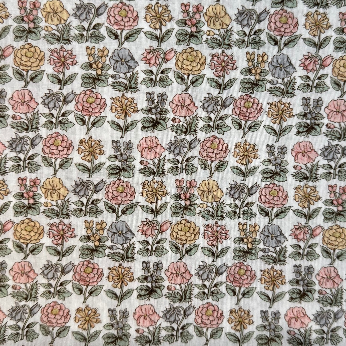 Liberty Fabrics Davalia Flowers A Tana Lawn Cotton 3m