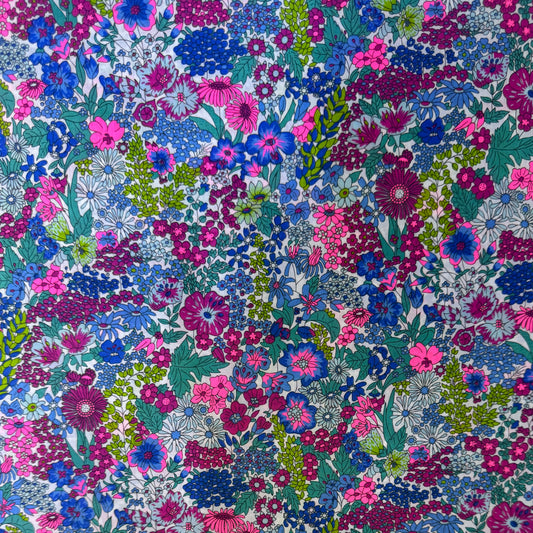 Liberty Fabric Annie pink neon Cotton Tana Lawn® 3m