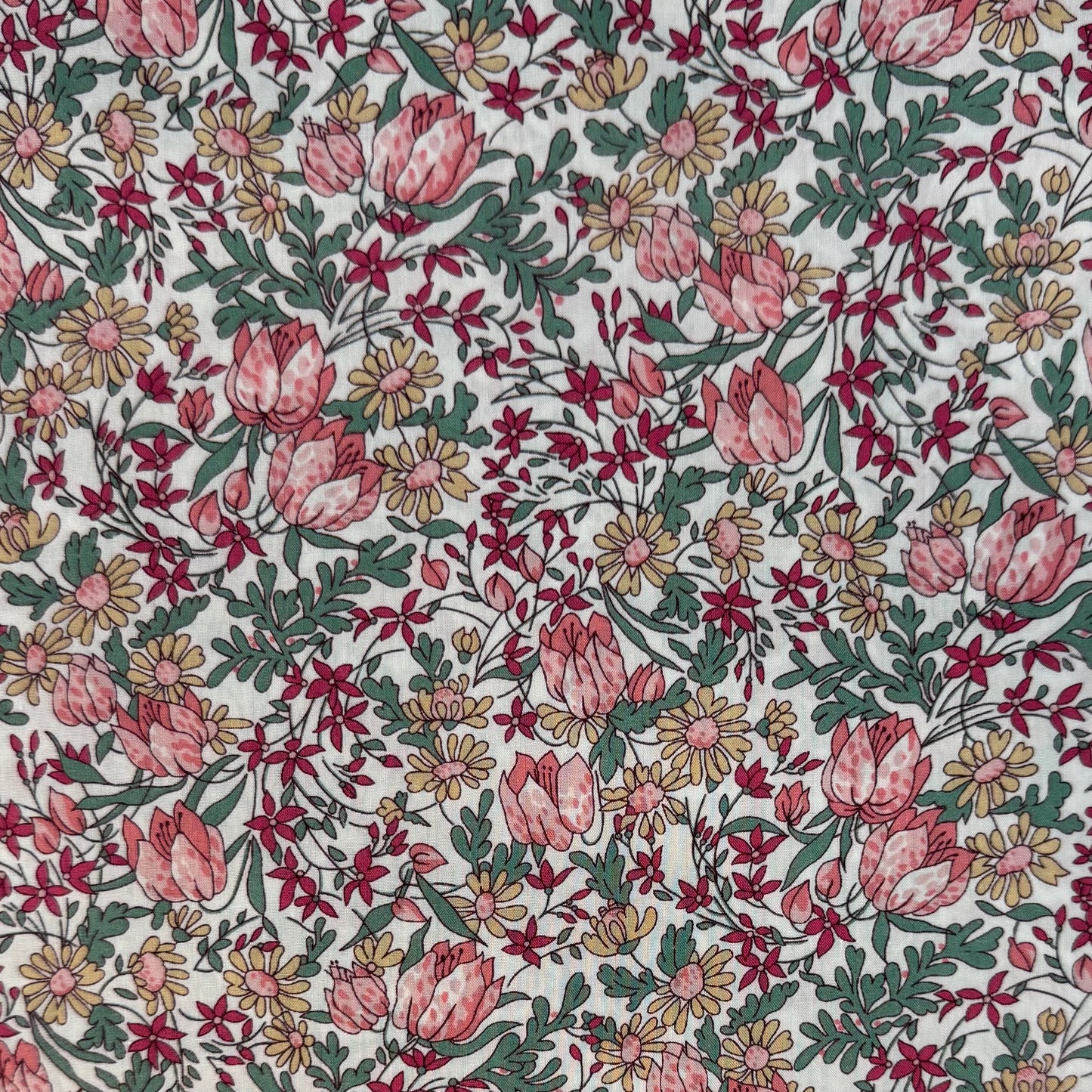 Liberty Fabrics Francesca Tulip A Tana Lawn Cotton 3m