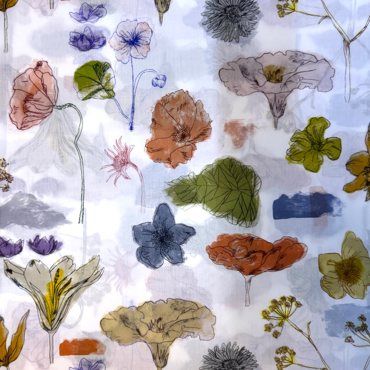 Liberty Fabric Etched botanical Cotton Tana Lawn® 3m