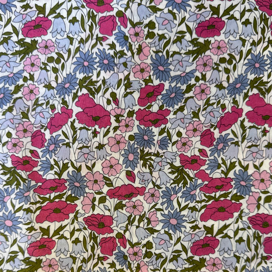 Liberty Fabric Poppy and Daisy Cotton Tana Lawn® 3m