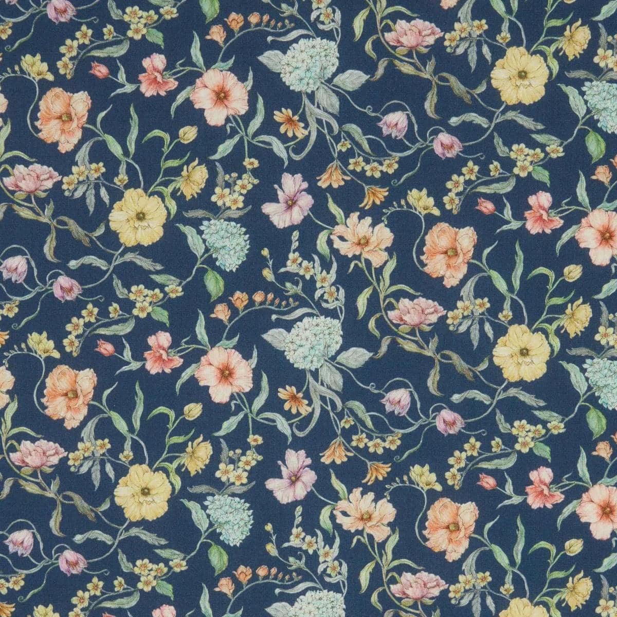 Liberty Fabrics Battersea Blooms B Tana Lawn Cotton 3m