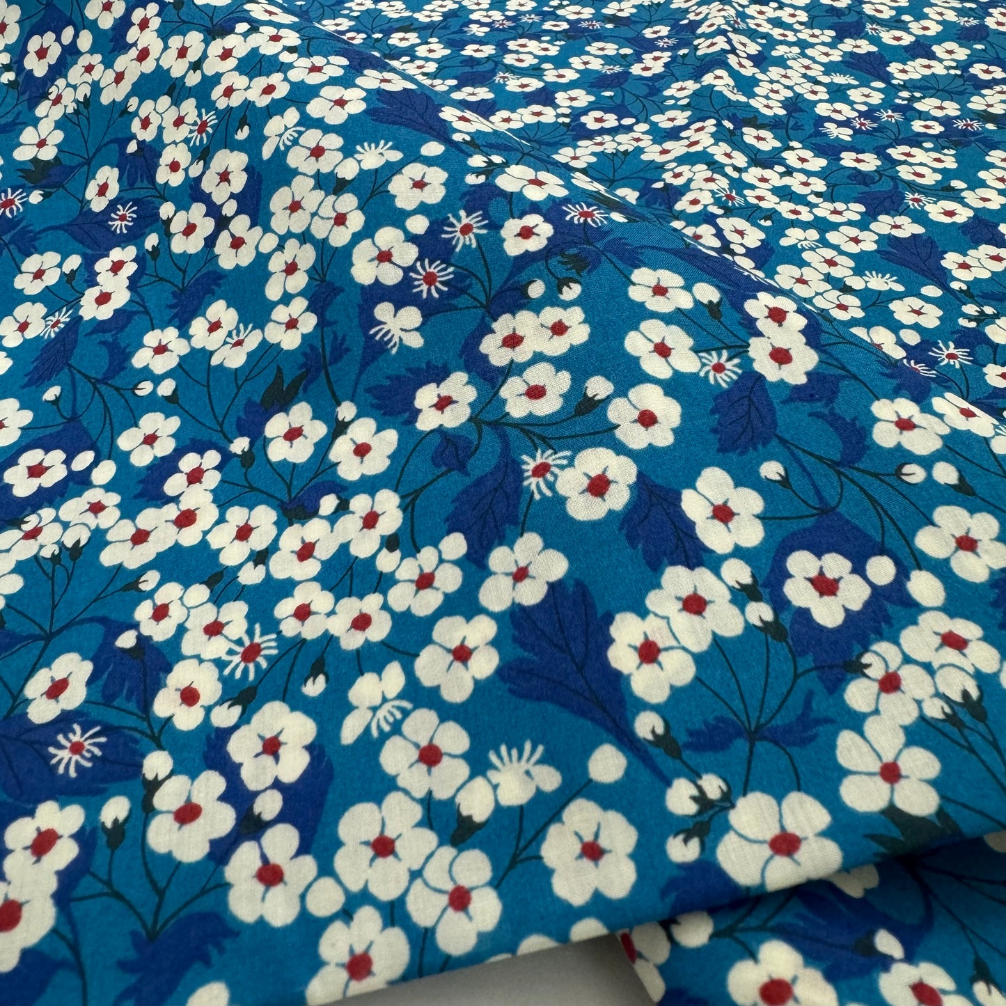 Liberty Fabric Mitsi Blue