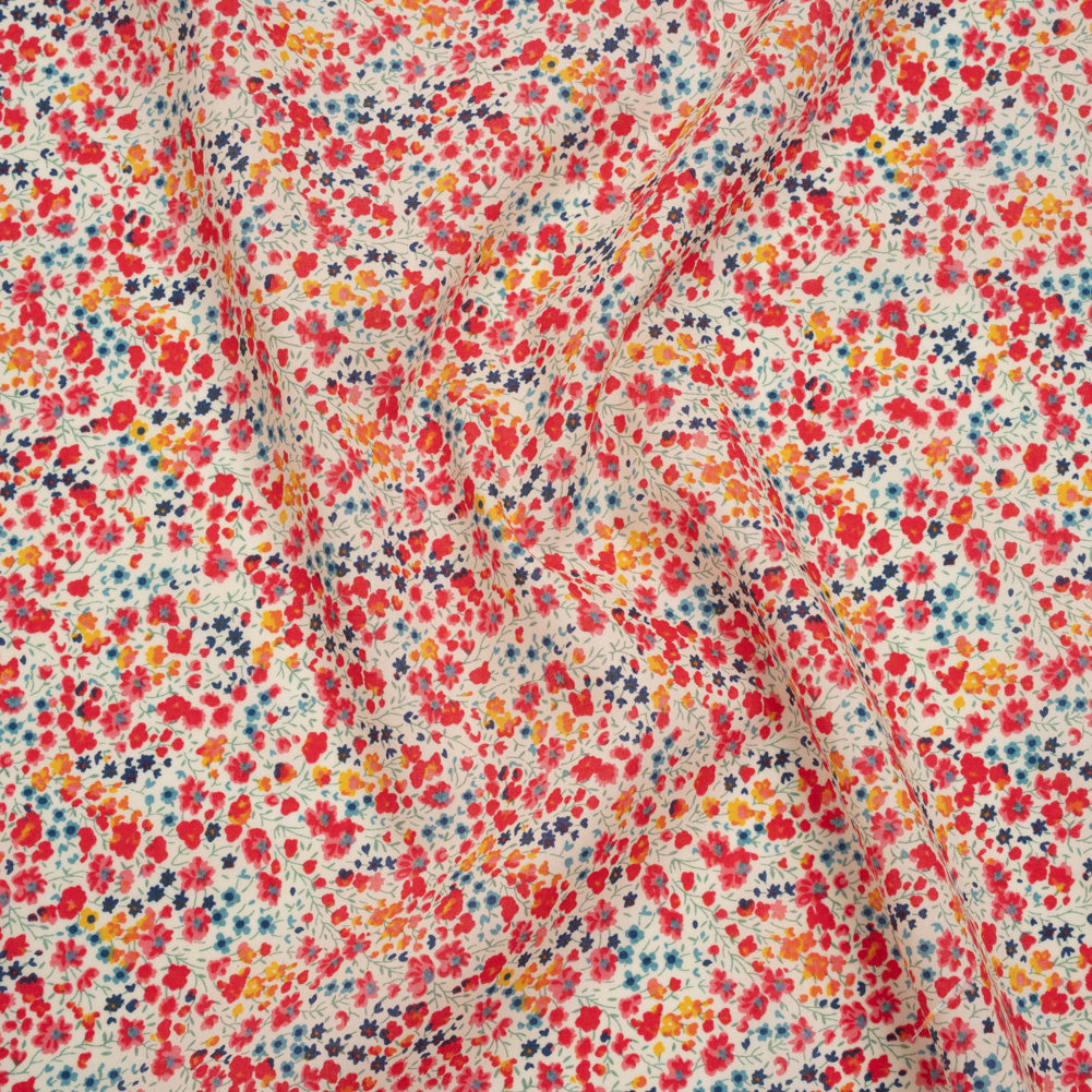 Liberty London Phoebe Red Little Flowers Cotton Tana Lawn® 3m