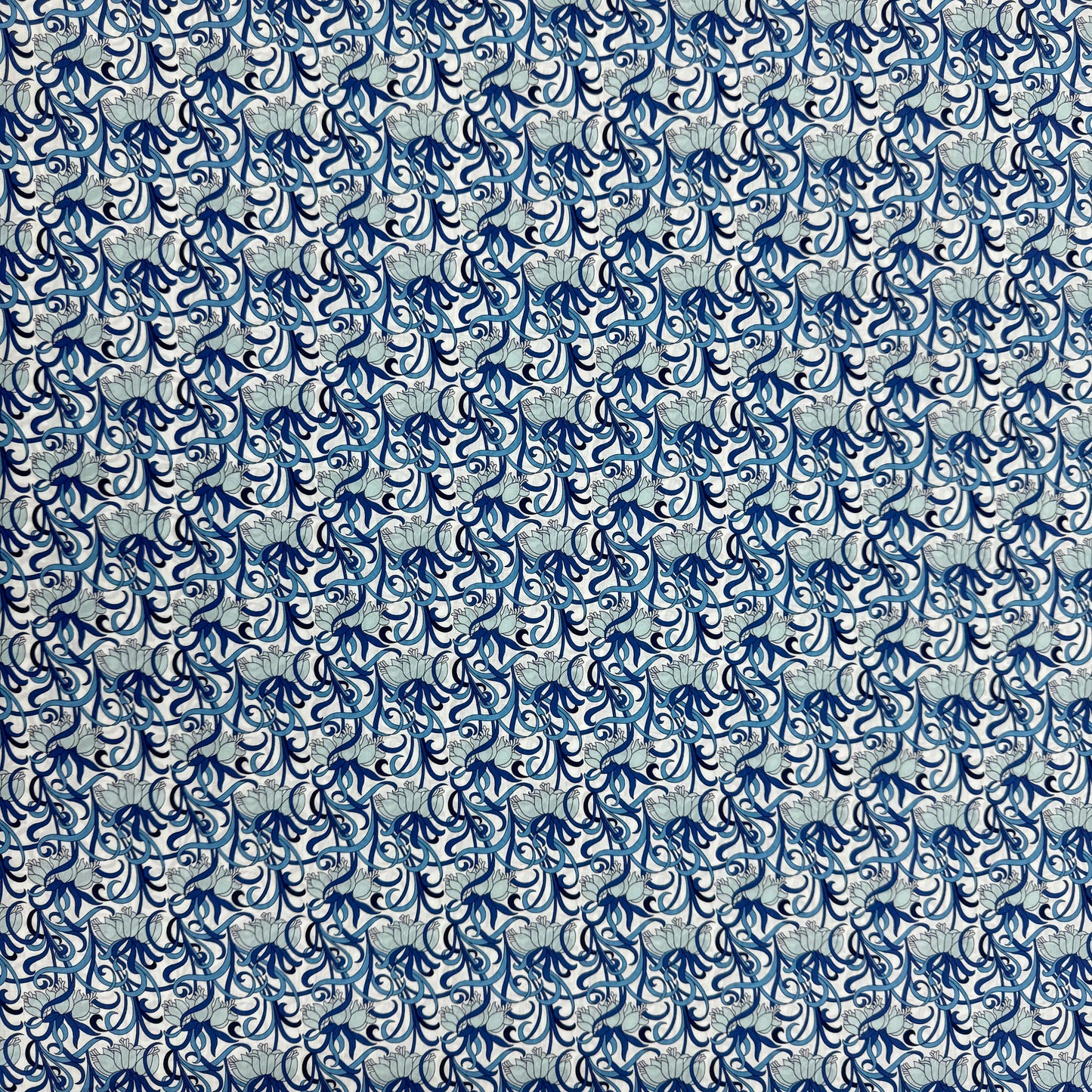 Liberty Fabric Ylang Blue Tana Lawn™ Cotton 3m