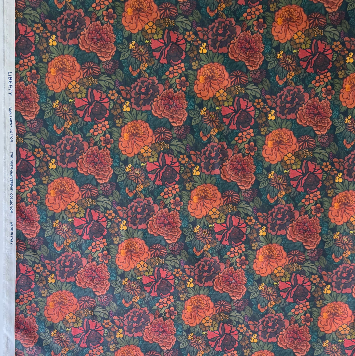 Liberty Fabrics Heritage Garden C Tana Lawn Cotton 3m
