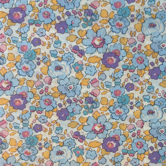 Liberty Fabric light blue Betsy Cotton Tana Lawn® 3m