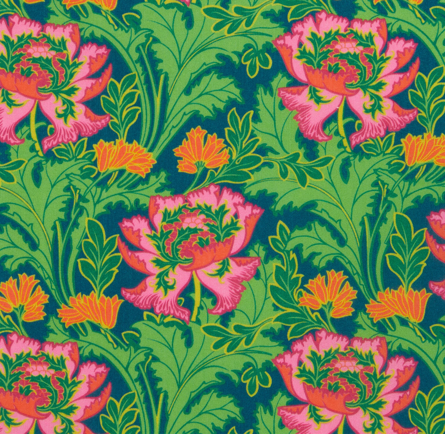 Liberty Fabrics Poppy Flair B Tana Lawn Cotton