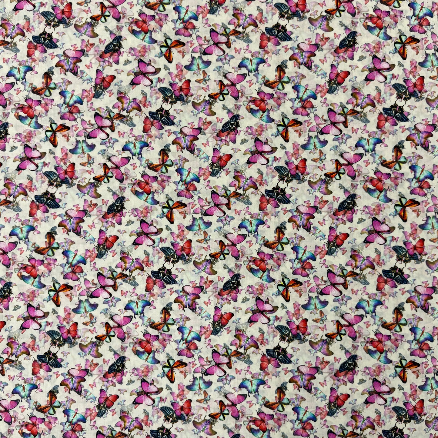 Pink Butterflies (Italian cotton Tana Lawn) 3m