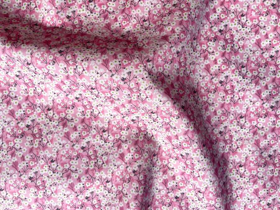 Liberty Fabric MITSI SWEET PINK