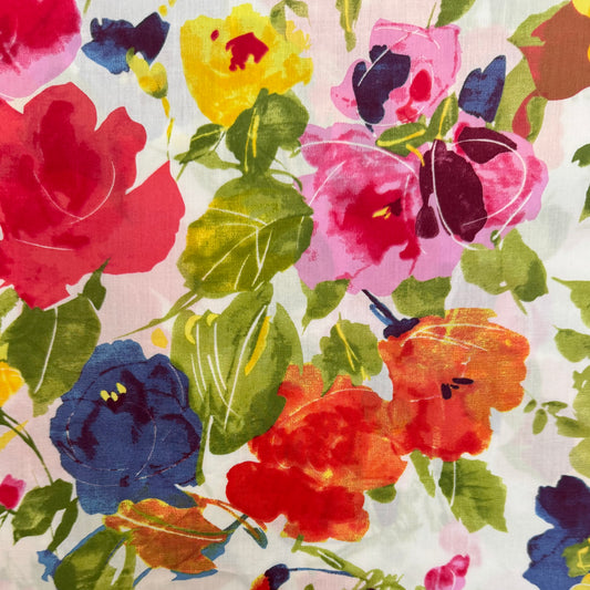 English Cotton Lawn Fabric 3m