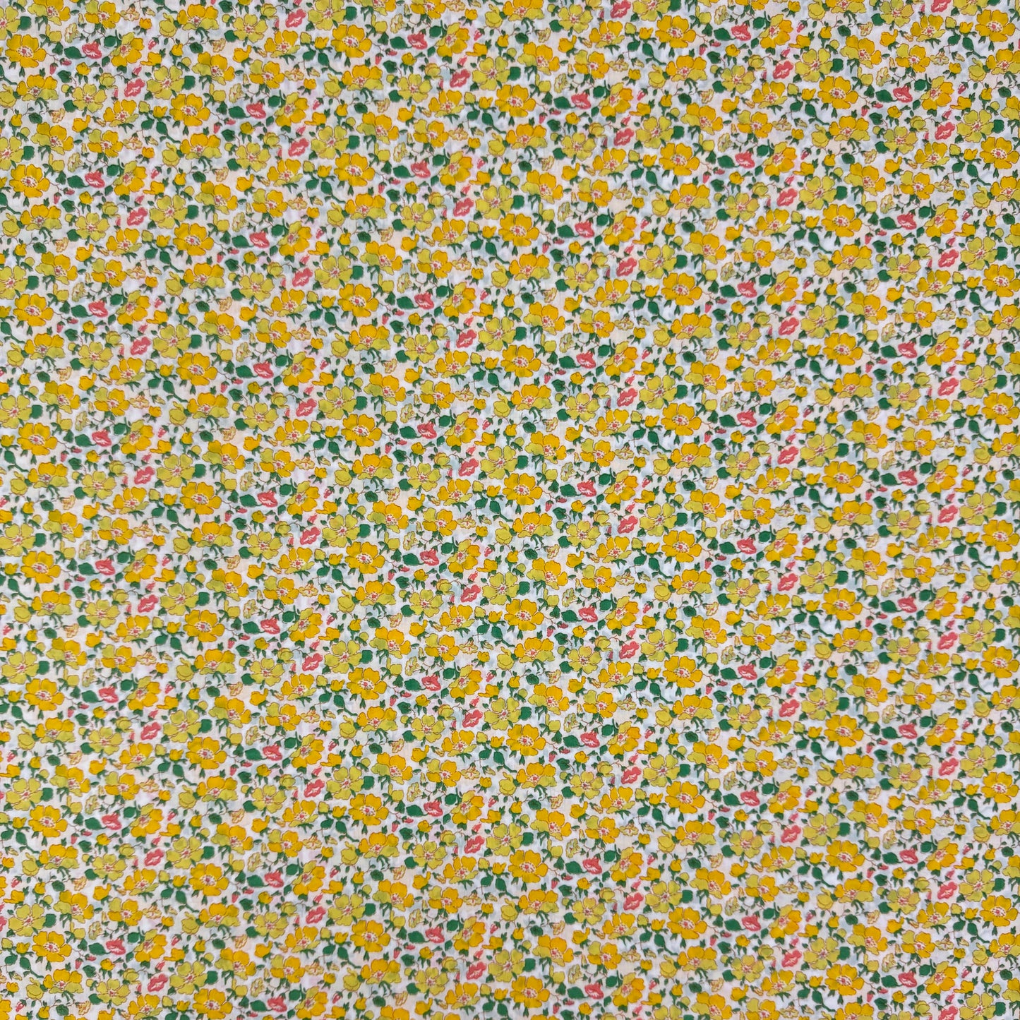 Liberty yellow flowers TANA LAWN™ COTTON 3m