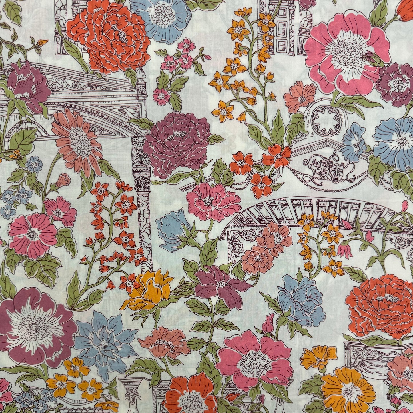 Liberty Fabrics Mary B Tana Lawn Cotton 3m