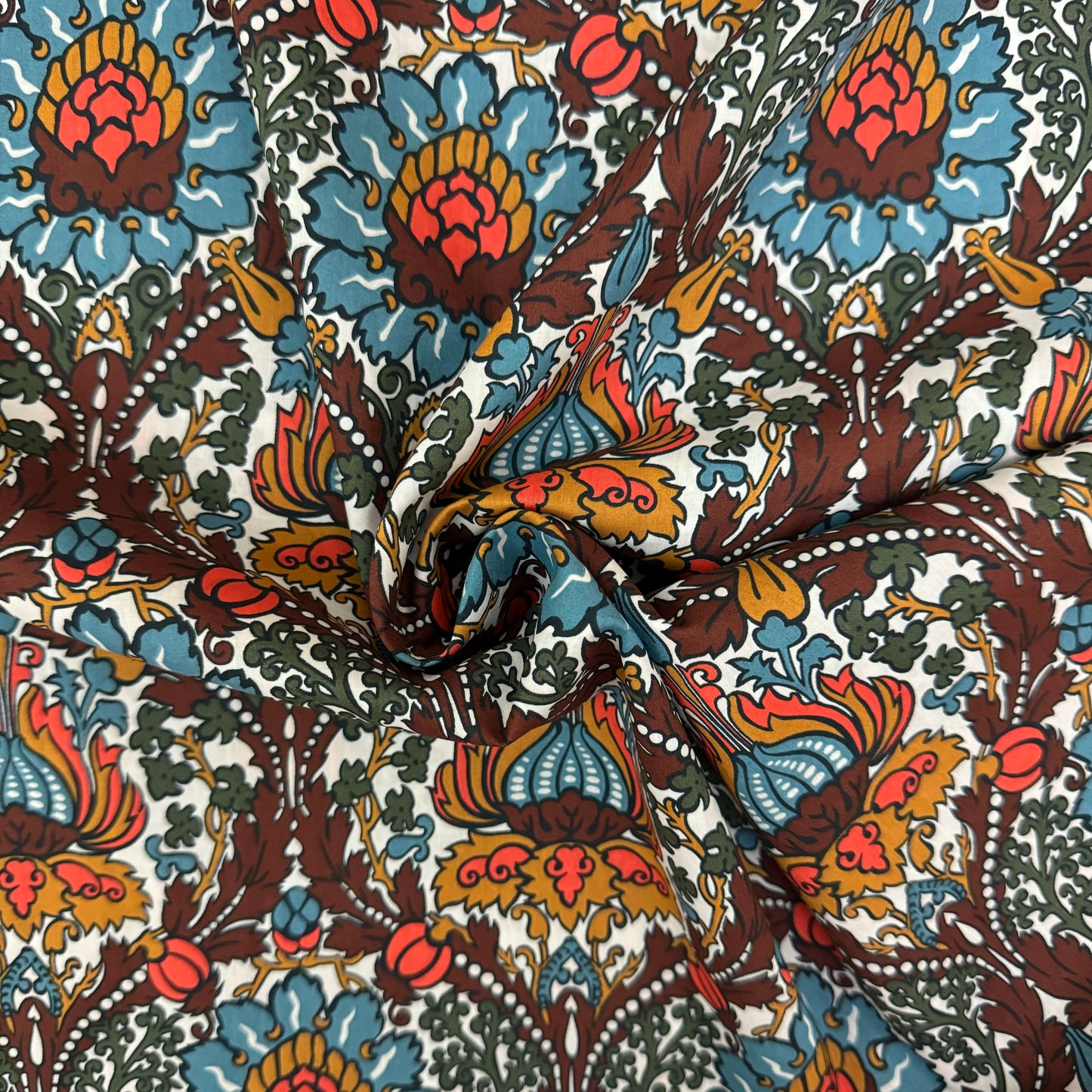 LIBERTY Electric Nouveau brown Tana Lawn™ Cotton