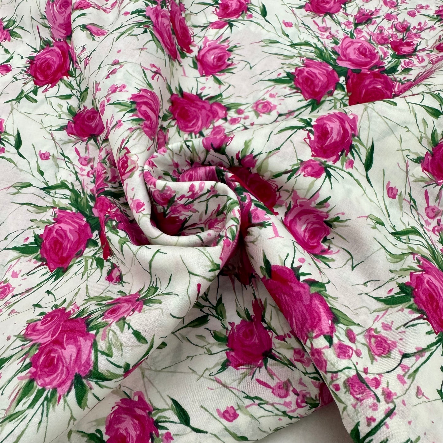 Pink Roses(English cotton Tana Lawn) 3m