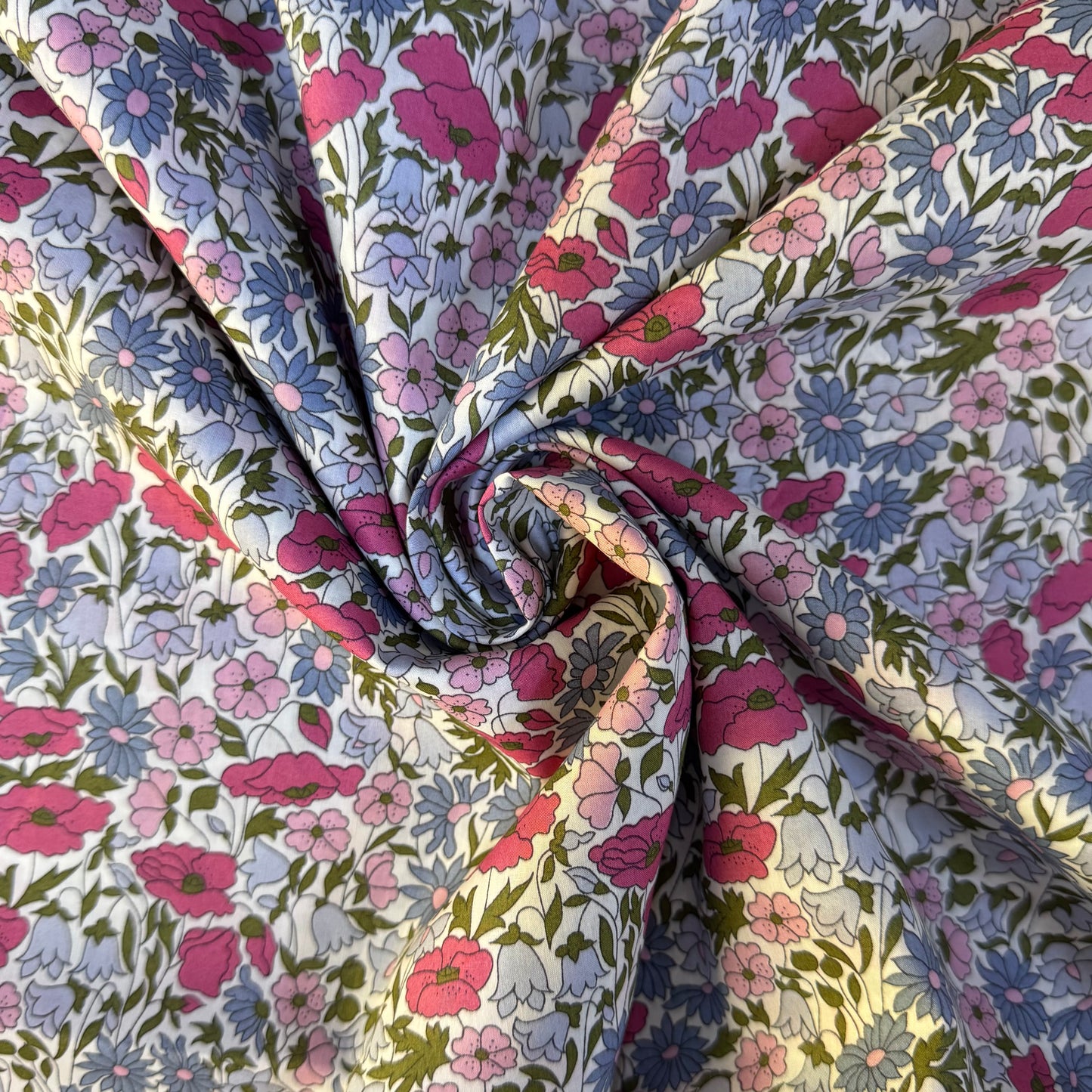 Liberty Fabric Poppy and Daisy Cotton Tana Lawn® 3m