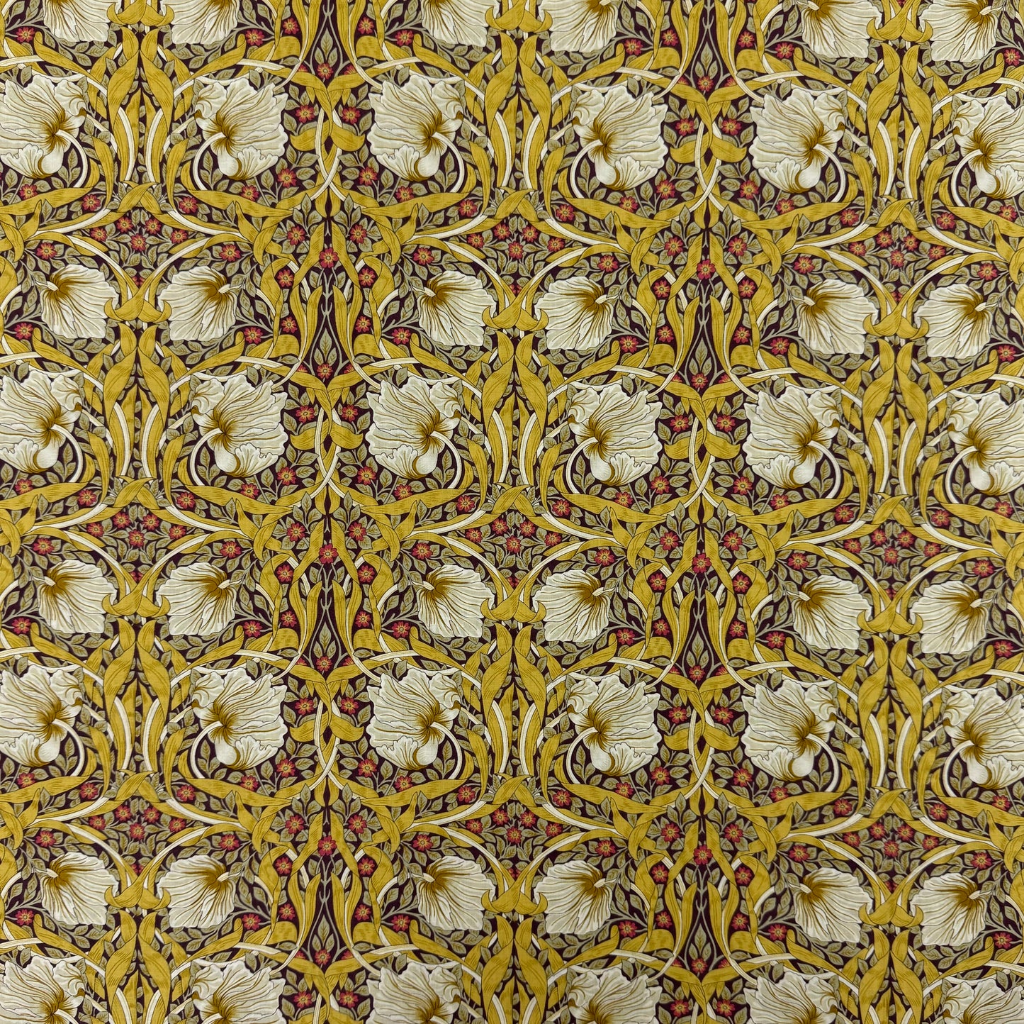 William Morris Pimpernel Gold(English cotton Tana Lawn) 3m