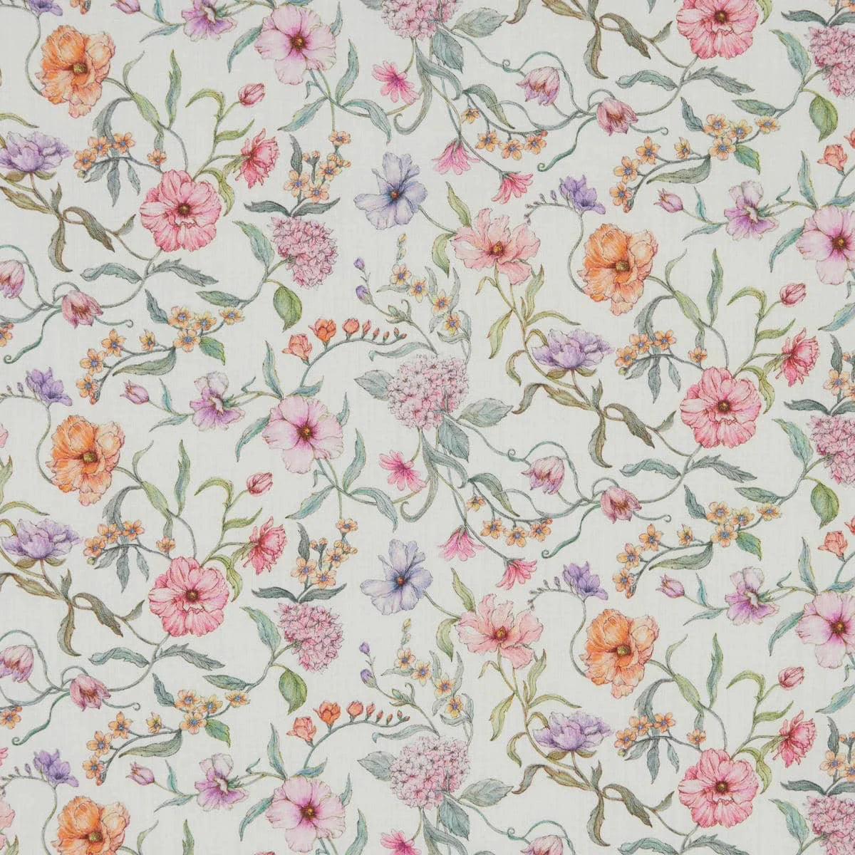 Liberty Fabrics Battersea Blooms C Tana Lawn Cotton 3m