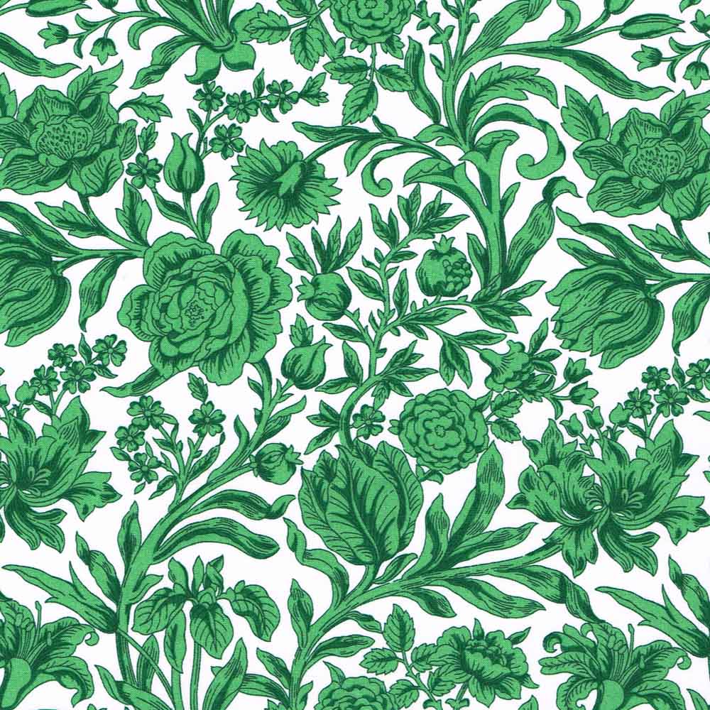 Liberty Fabrics Sambourne Green Tana Lawn Cotton