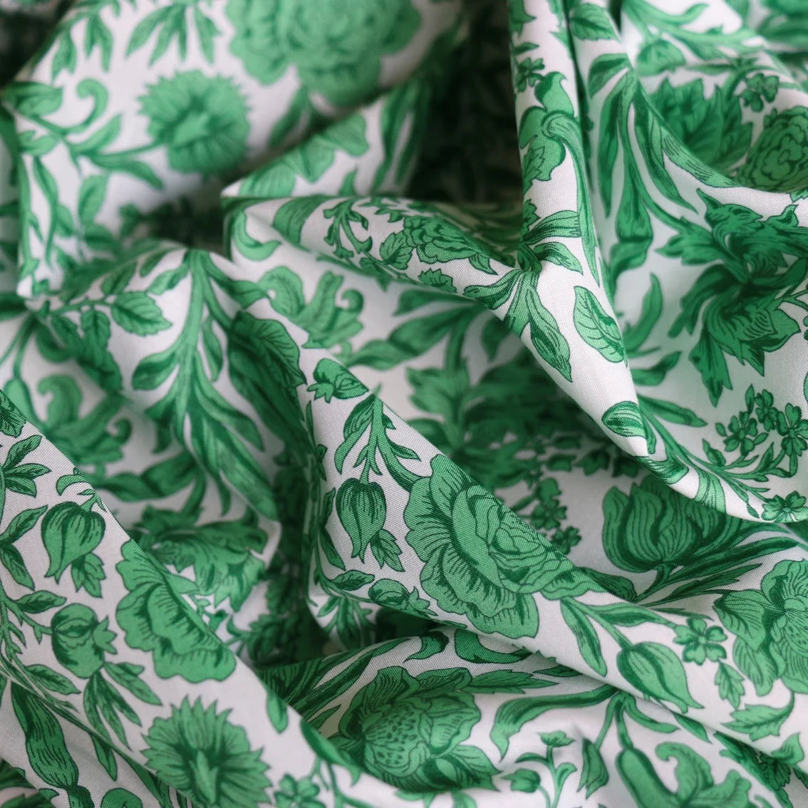 Liberty Fabrics Sambourne Green Tana Lawn Cotton