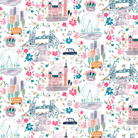 Liberty Organic Tana Lawn Fabric Pride And Bloom 3m