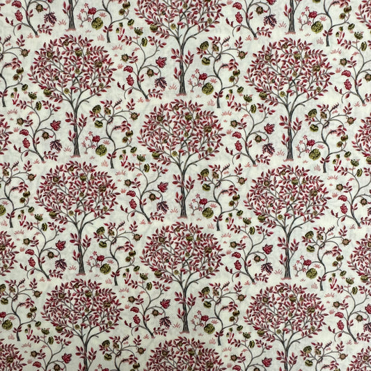 Mulberry Tree Red (English cotton Tana Lawn) 3m