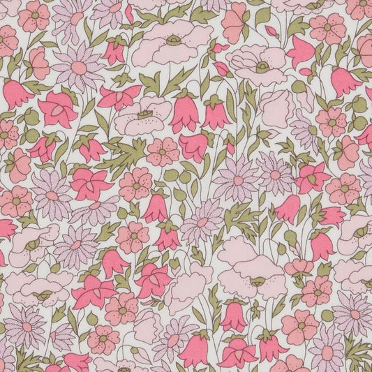 Liberty Fabrics Poppy and Daisy AA Tana Lawn Cotton (Metallic)