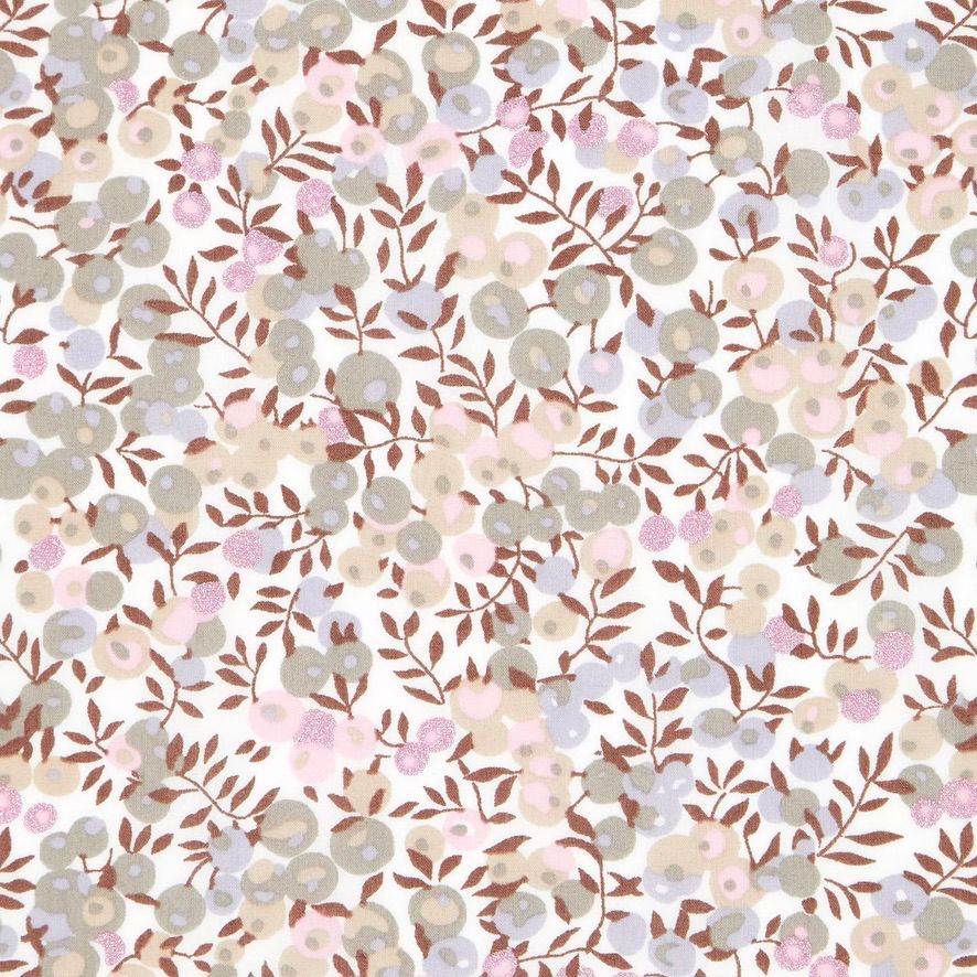 Liberty Fabrics Wiltshire AC Tana Lawn Cotton (Metallic) 3m