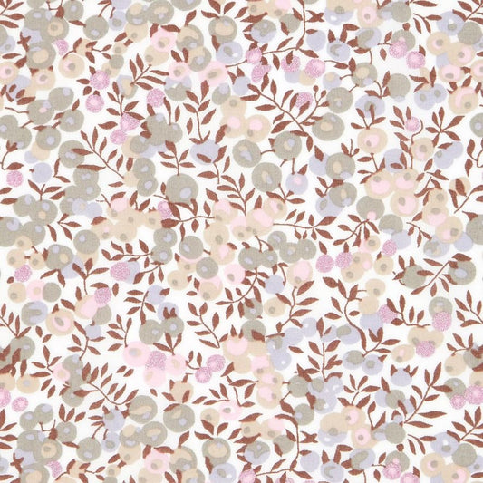 Liberty Fabrics Wiltshire AC Tana Lawn Cotton (Metallic) 3m