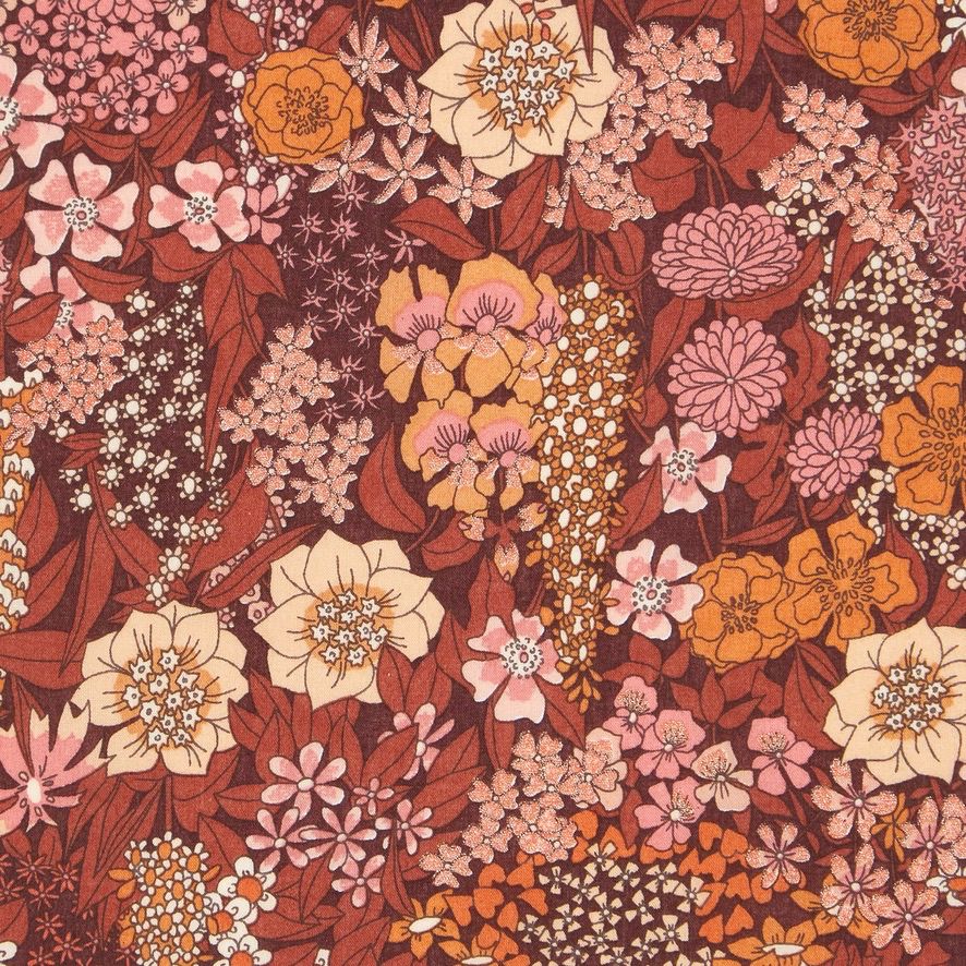 Liberty Fabrics Ciara L Tana Lawn Cotton (Metallic)