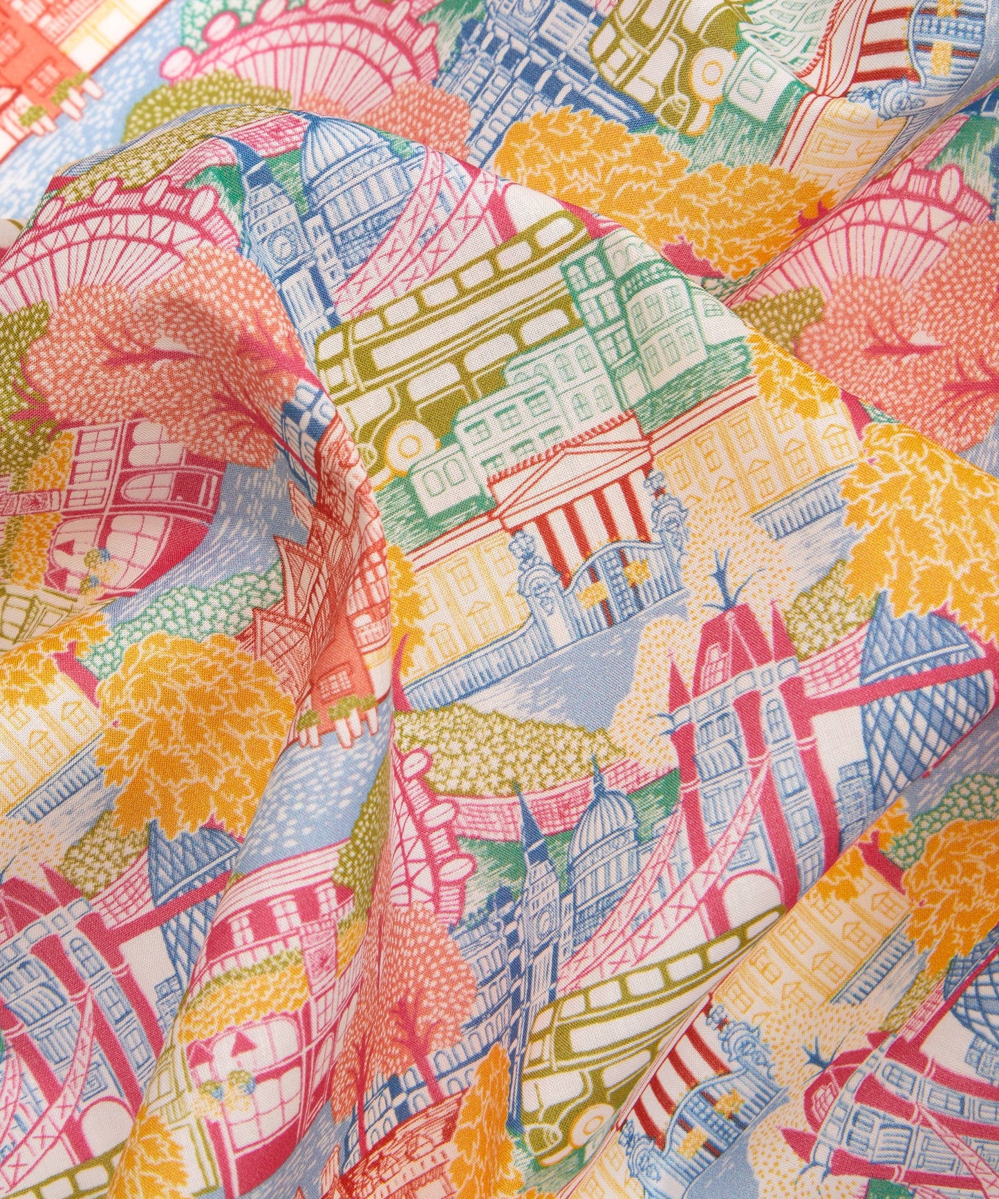 Liberty Fabrics Capital Views A Organic Tana Lawn Cotton