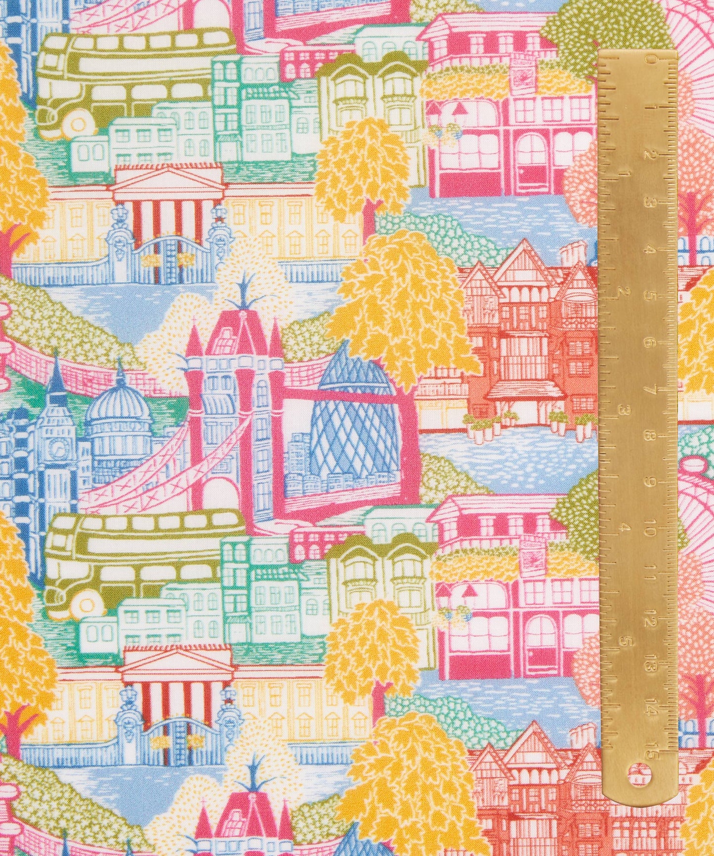 Liberty Fabrics Capital Views A Organic Tana Lawn Cotton