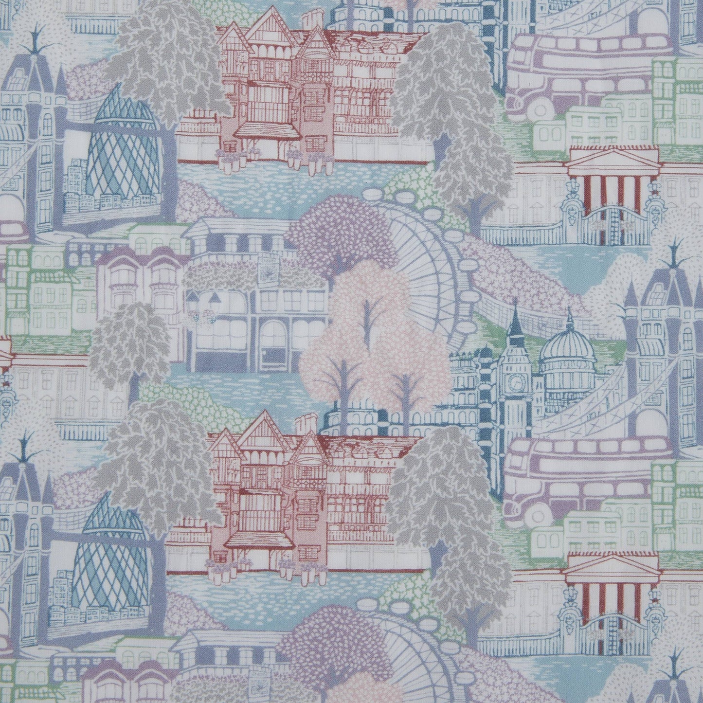 Liberty Fabrics Capital Views B Organic Tana Lawn Cotton